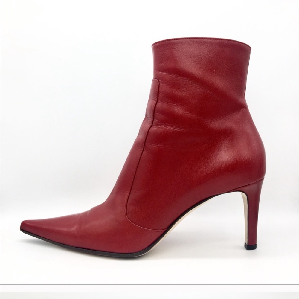 Ruby red boots size 39.5